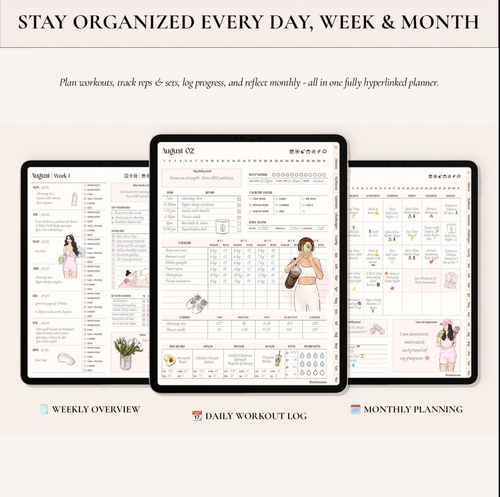 Vitalea Health Digital Fitness Planner