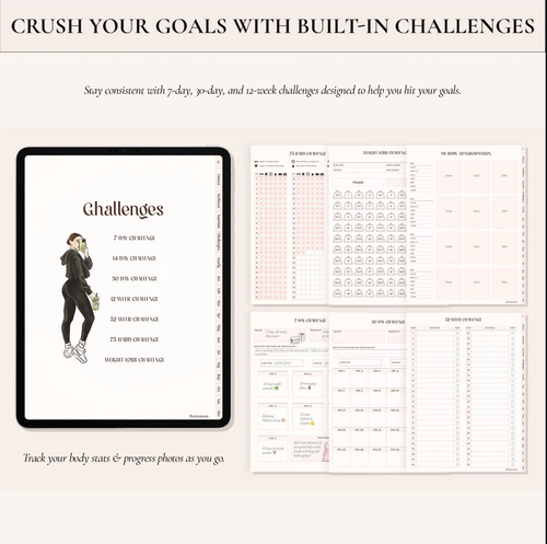 Vitalea Health Digital Fitness Planner